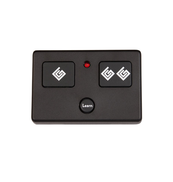 AXS1 3-Button Standard Remote | Ghost Controls front view of remote