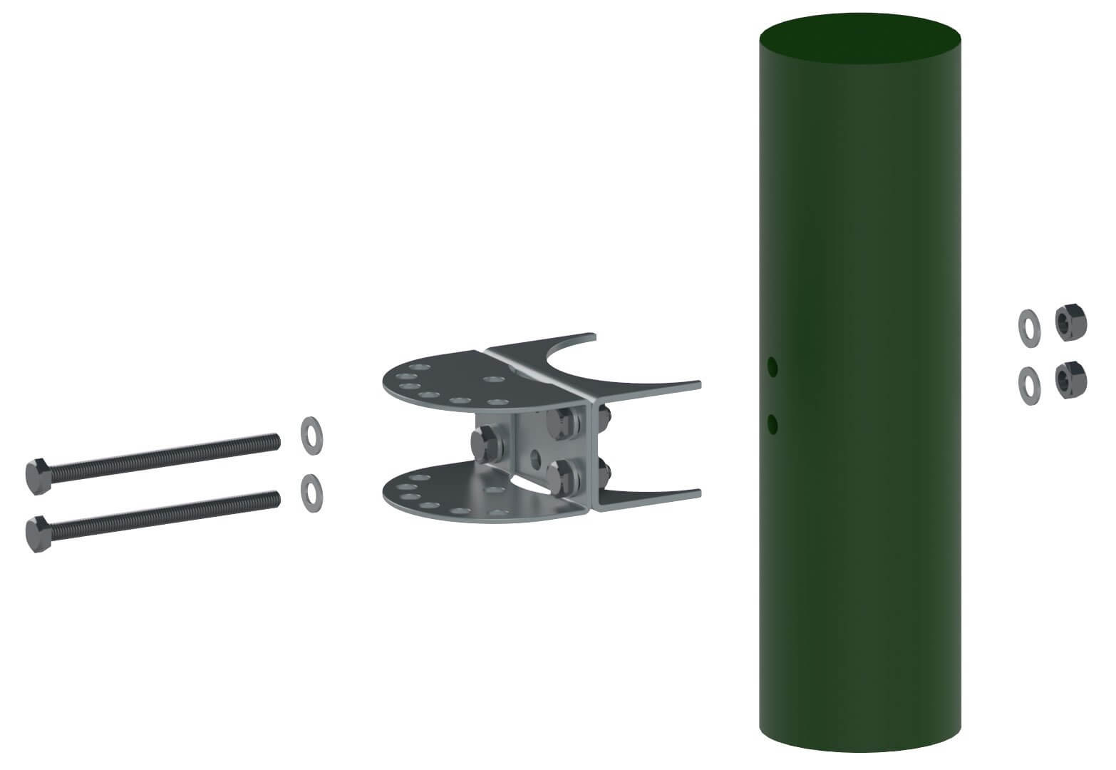 4in Round Post AX4R 4