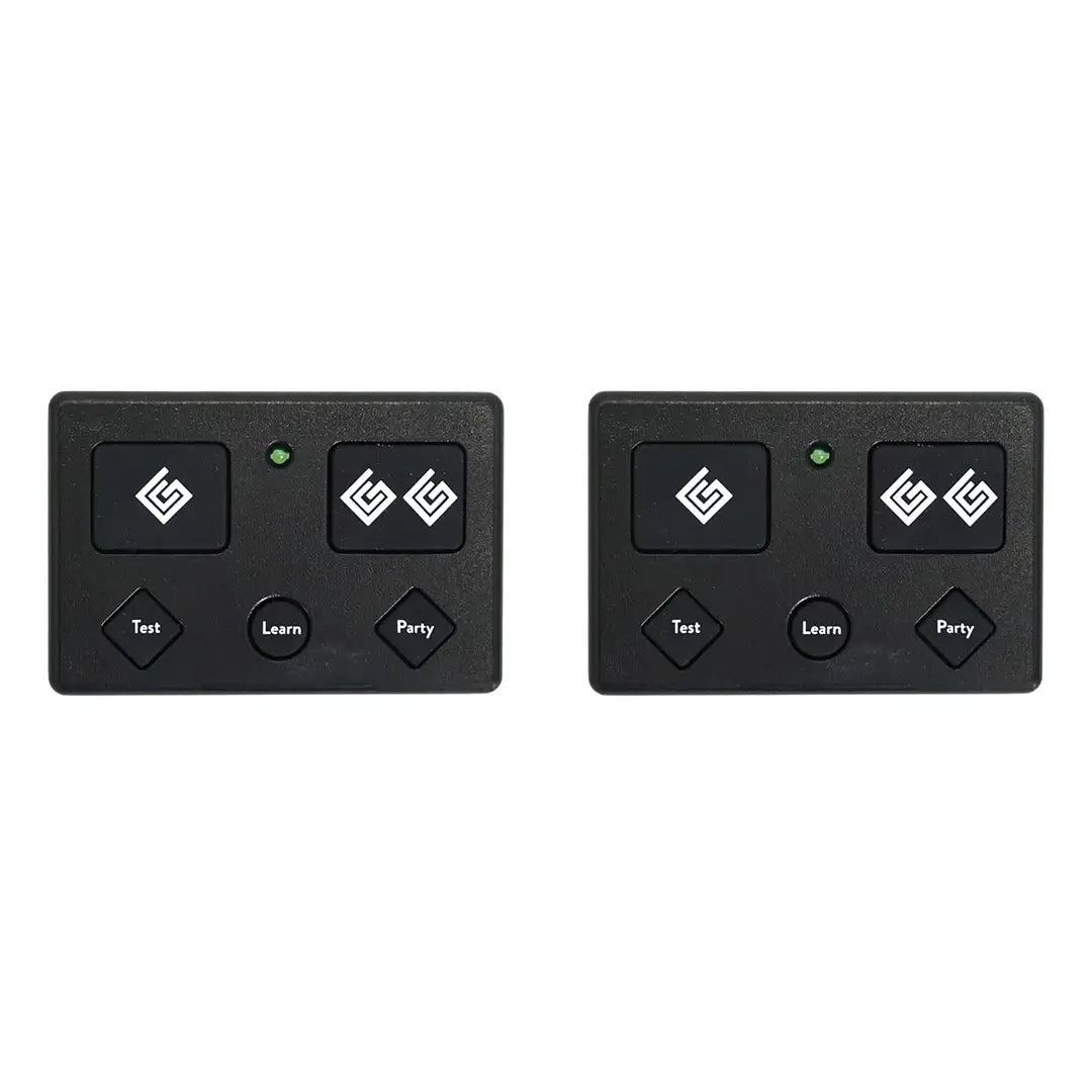 Two Ghost Controls Premium 5 Buttom remotes with Partymode feature