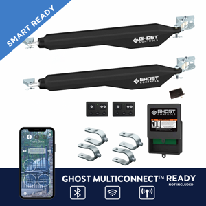 Decorative Series Dual Automatic Gate Opener Kit with Tube Gate Brackets- DD2U