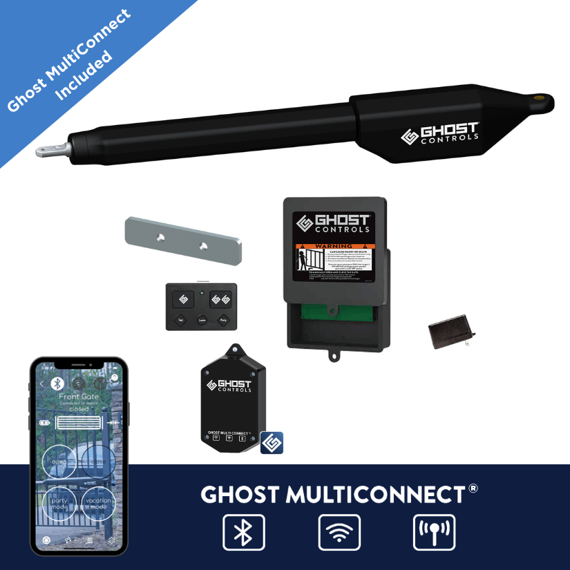 SMART Column Mount Single Gate Opener with MultiConnect Kit Bundle