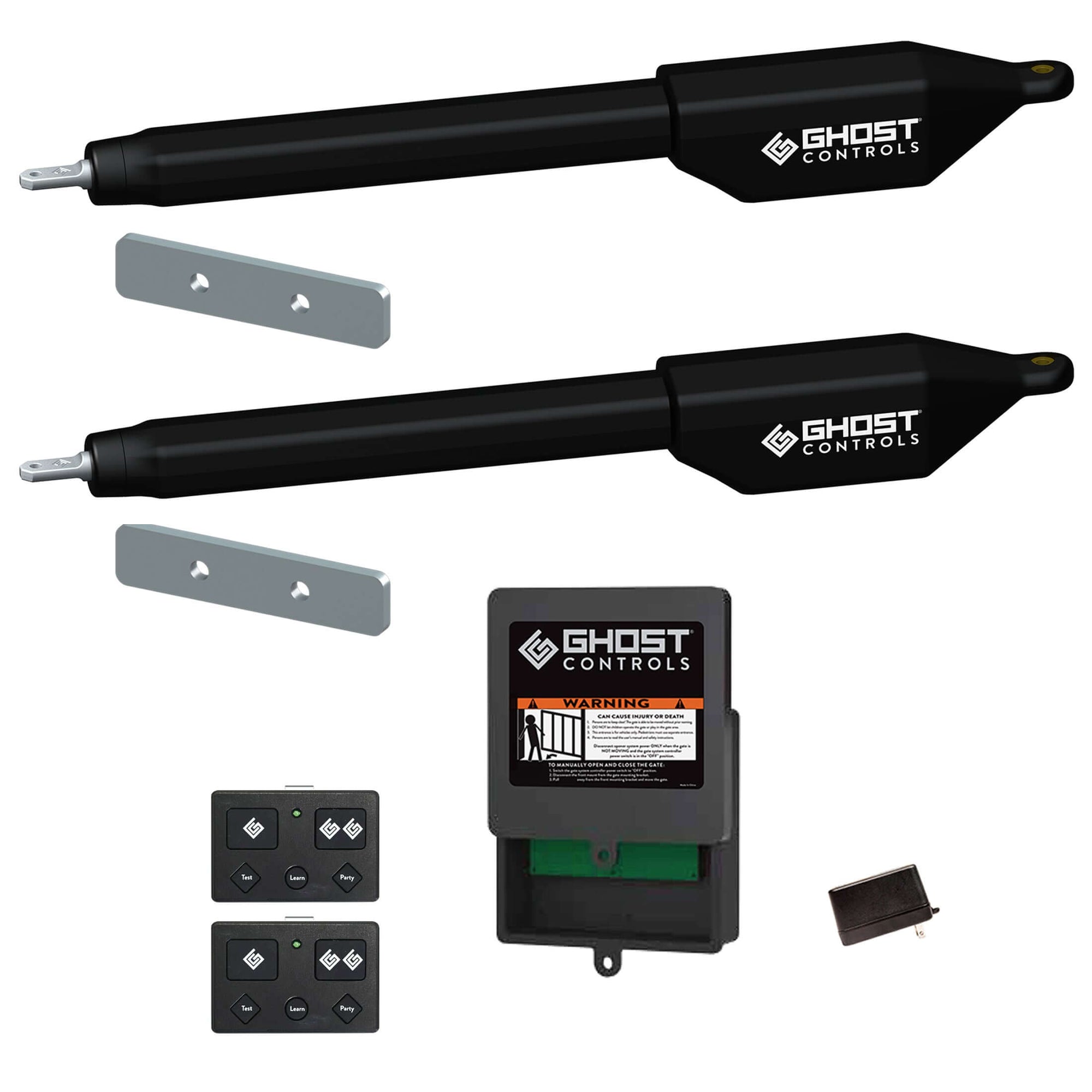 HDP2 Smart Ready Dual Automatic Gate Opener Kit for column mounts. Solar compatible.