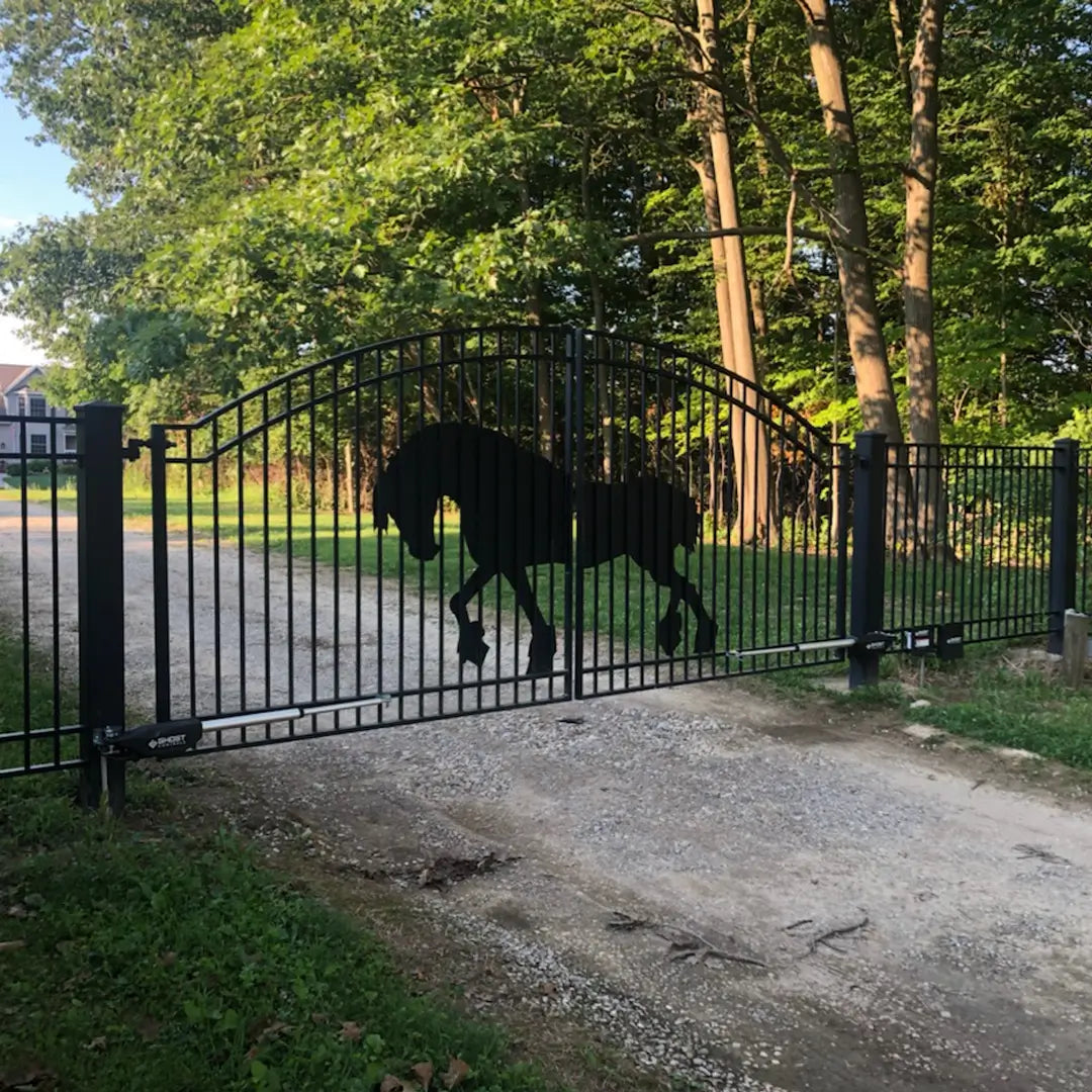 Customer photos with Ghost PRO Dual Automatic Gate Opener