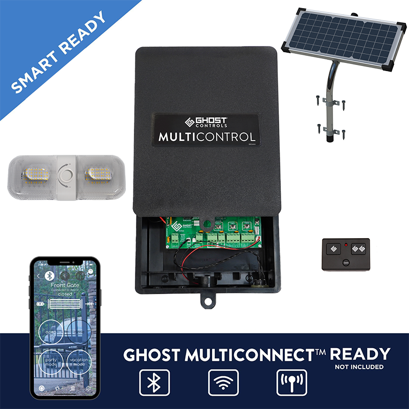 Ghost MultiControl Kit with Remote 10 Watt Solar and Indoor LED Light