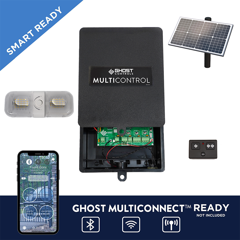 Ghost MultiControl Kit with Remote 30 Watt Solar and Indoor LED Light