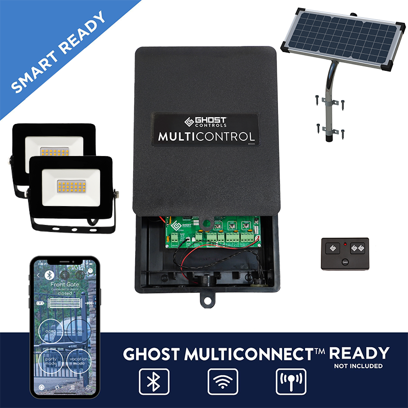 Ghost MultiControl Kit with Remote 10 Watt Solar and Outdoor LED Lights