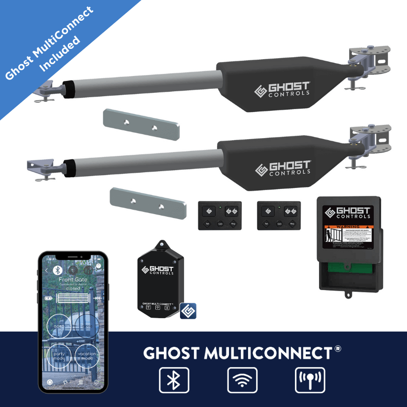 SMART LDM2 Ghost PRO Dual Gate Opener with MultiConnect Kit Bundle