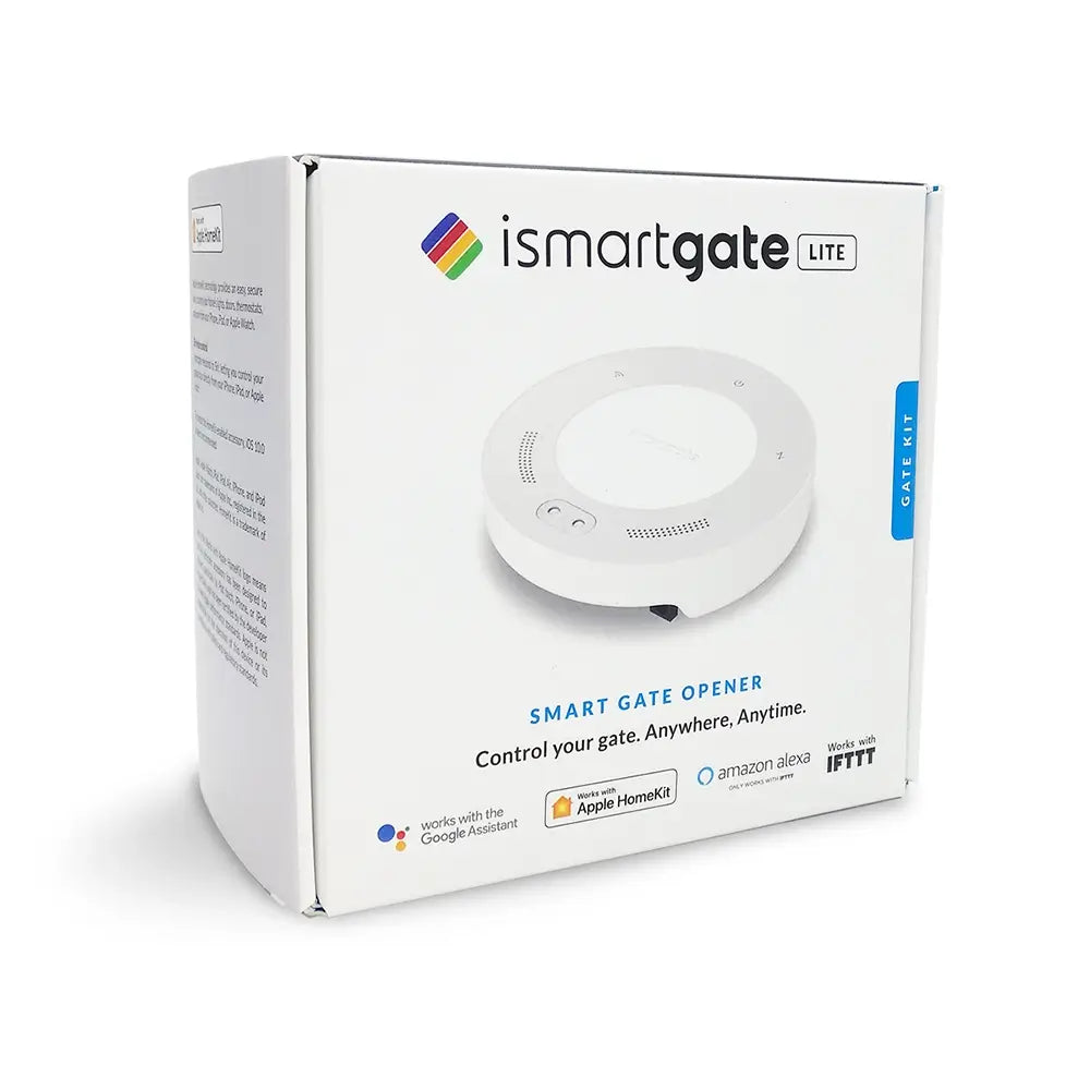 Ismartgate kit for Automatic Gate Openers includes Wi-Fi controller