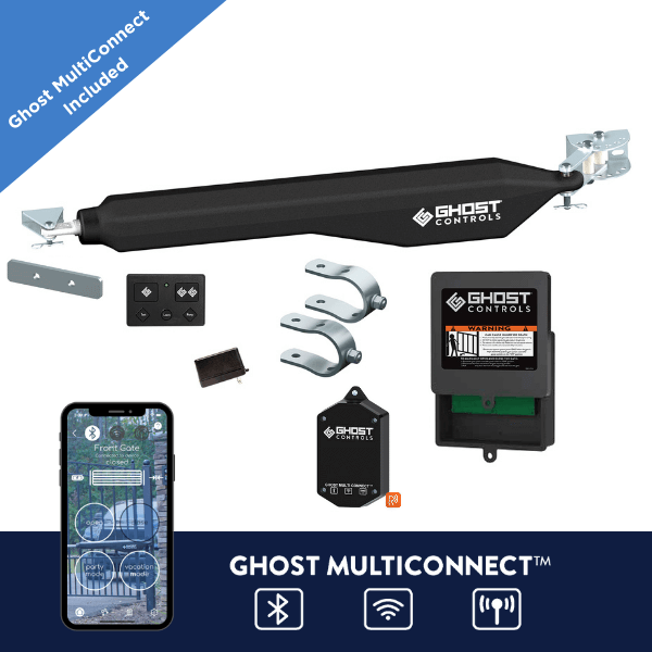 smart single automatic gate opener with ghost multiconnect kit