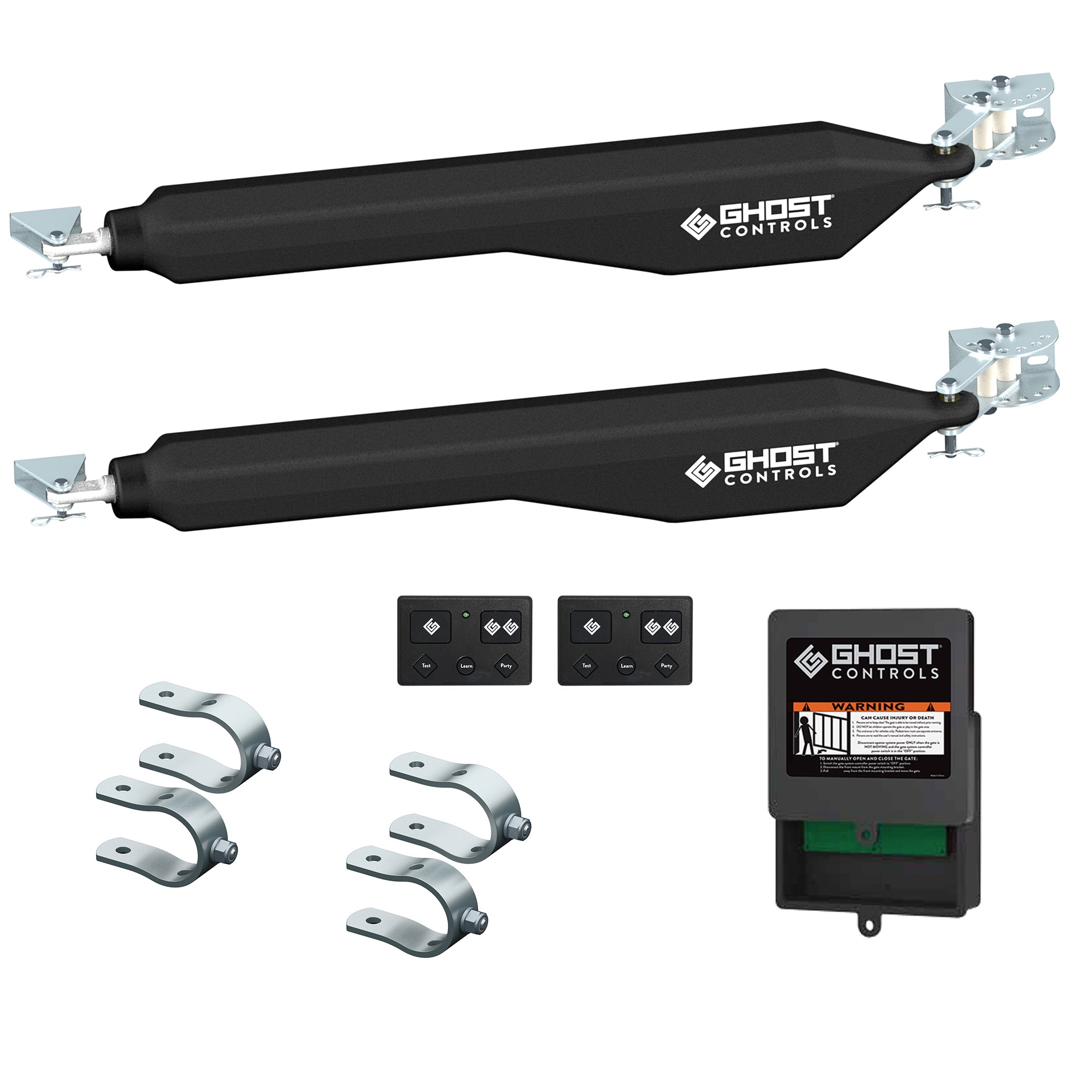 D Series Dual Smart Ready Automatic Gate Kit with Tube Gate Brackets- DD2UM NEW