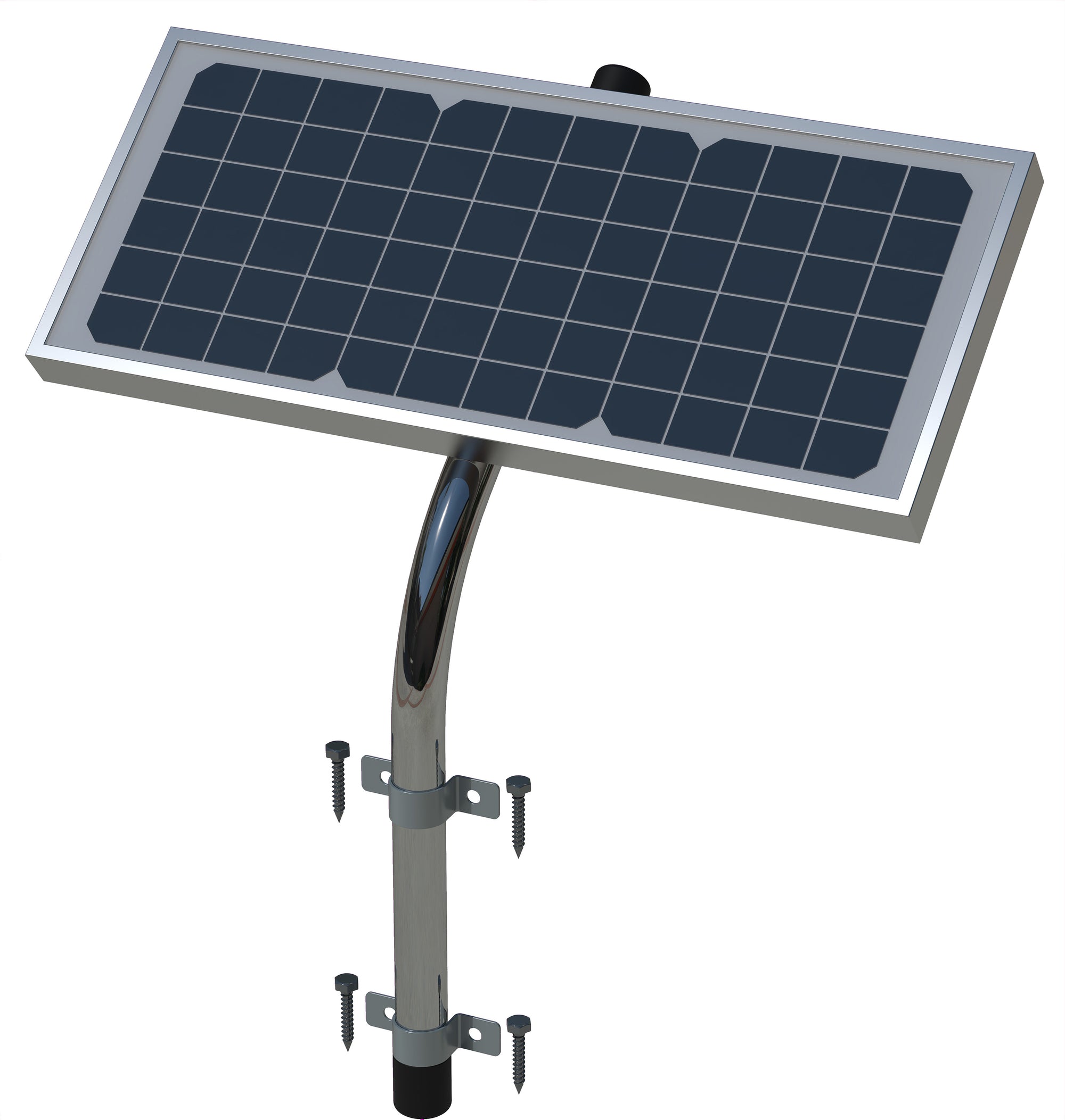 AXDP Ghost Controls 10 Watt Monocrystalline Solar Panel for Driveway Gates and Solar recharging